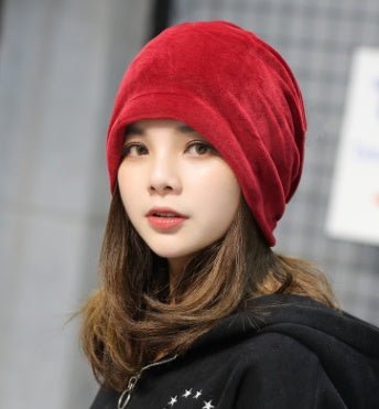 Autumn and winter  head cap