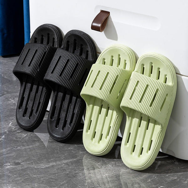 Summer Home Slippers With Hollow Sole Design